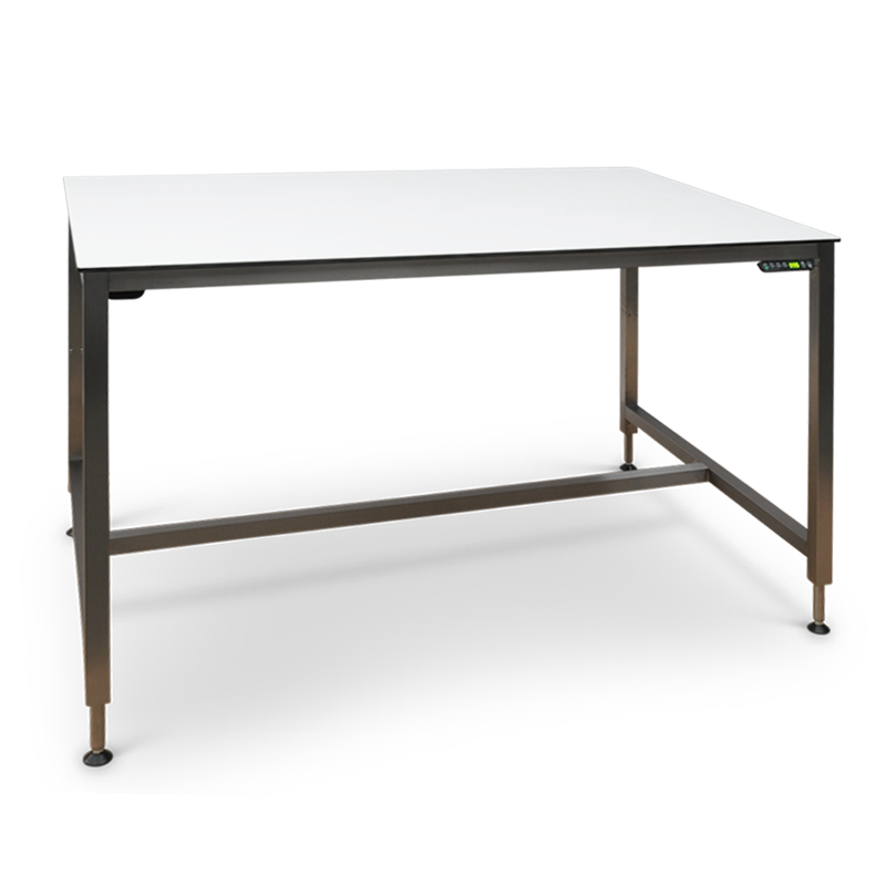 Eenvoudige, elektrisch in hoogte verstelbare tafel
